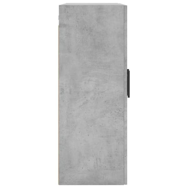 Væghængt skab 69,5x34x90 cm konstrueret træ betongrå - Vægskab - Vægskabe - Home & Living