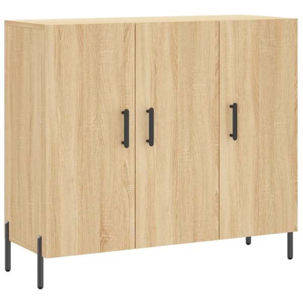 Skänk sonoma-ek 90x34x80 cm konstruerat trä - Byrå - Byråer - Home & Living