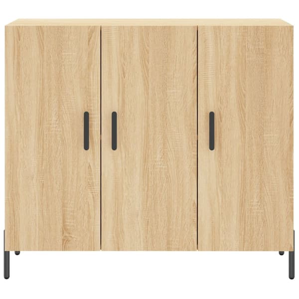 Skänk sonoma-ek 90x34x80 cm konstruerat trä - Byrå - Byråer - Home & Living