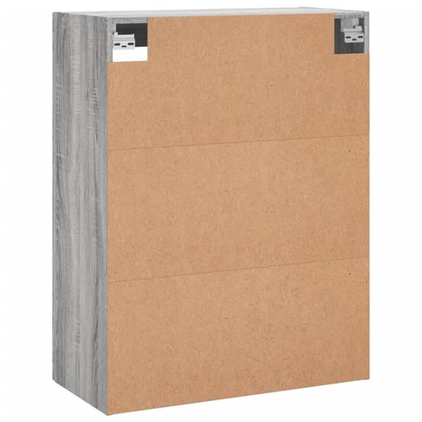 Væghængt skab 69,5x34x90 cm konstrueret træ grå sonoma-eg - Vægskab - Vægskabe - Home & Living