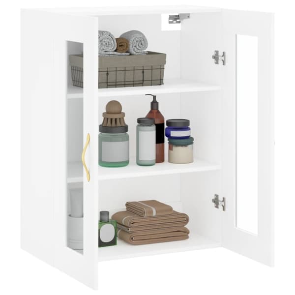 Væghængt skab 69,5x34x90 cm hvid - Vægskab - Vægskabe - Home & Living