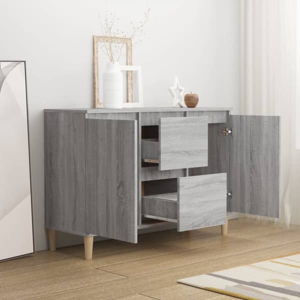 Senkki harmaa Sonoma 103,5x35x70 cm tekninen puu - Senkki - Senkit - Home & Living