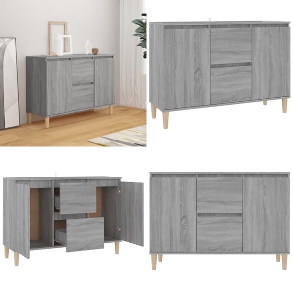 Senkki harmaa Sonoma 103,5x35x70 cm tekninen puu - Senkki - Senkit - Home & Living