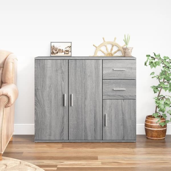 Senkki harmaa Sonoma 91x29,5x75 cm tekninen puu - Senkki - Senkit - Home & Living