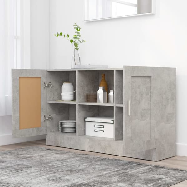 Senkki betoninharmaa 120x30,5x70 cm tekninen puu - Senkki - Senkit - Home & Living
