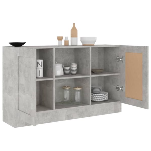 Senkki betoninharmaa 120x30,5x70 cm tekninen puu - Senkki - Senkit - Home & Living