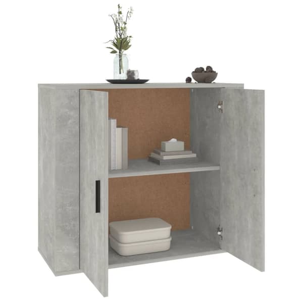 Senkki betoninharmaa 80x33x70 cm tekninen puu - Senkki - Senkit - Home & Living
