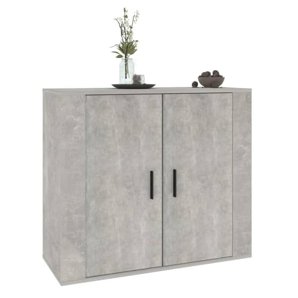 Senkki betoninharmaa 80x33x70 cm tekninen puu - Senkki - Senkit - Home & Living