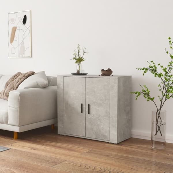 Senkki betoninharmaa 80x33x70 cm tekninen puu - Senkki - Senkit - Home & Living
