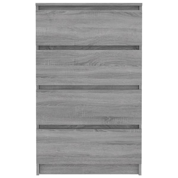 Kommode 60x35x98,5 cm konstrueret træ grå sonoma-eg - Skænk Skænke - Skab - Home & Living