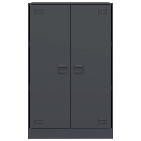 vidaXL Skänk antracit 67x39x107 cm stål