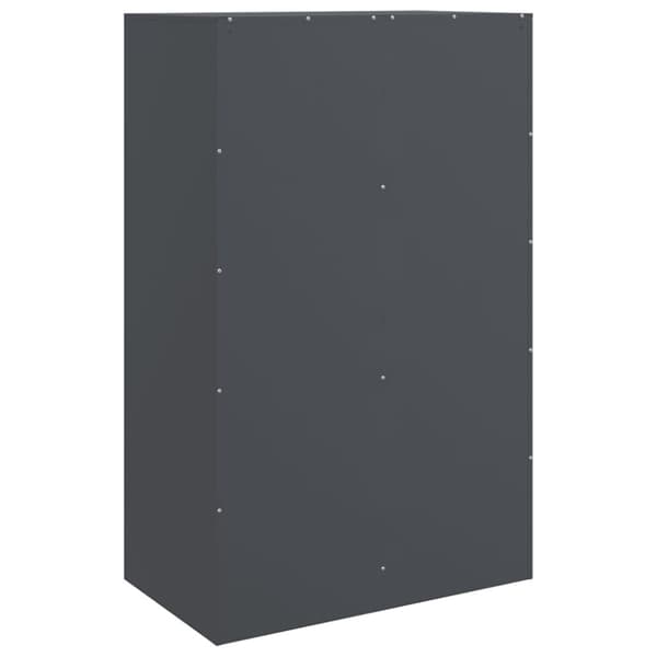 vidaXL Skänk antracit 67x39x107 cm stål