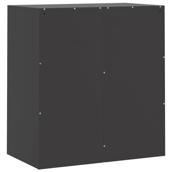 vidaXL skænk 67x39x73 cm stål sort