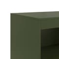 Miniatyrbilde 11 av 11: vidaXL Skjenk olivengrønn 67x39x107 cm stål