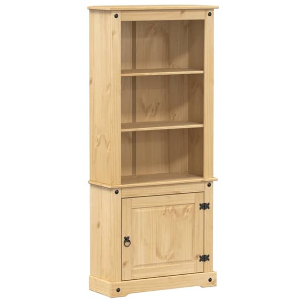 vidaXL skab Corona 74x38x170 cm massivt fyrretræ
