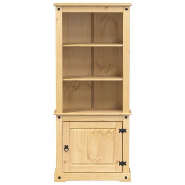 vidaXL Högskåp Corona 74x38x170 cm massiv furu
