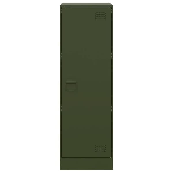 vidaXL Senkki oliivinvihreä 34,5x39x107 cm teräs