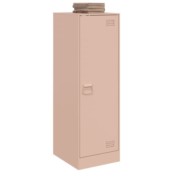 vidaXL Skjenk rosa 34,5x39x107 cm stål