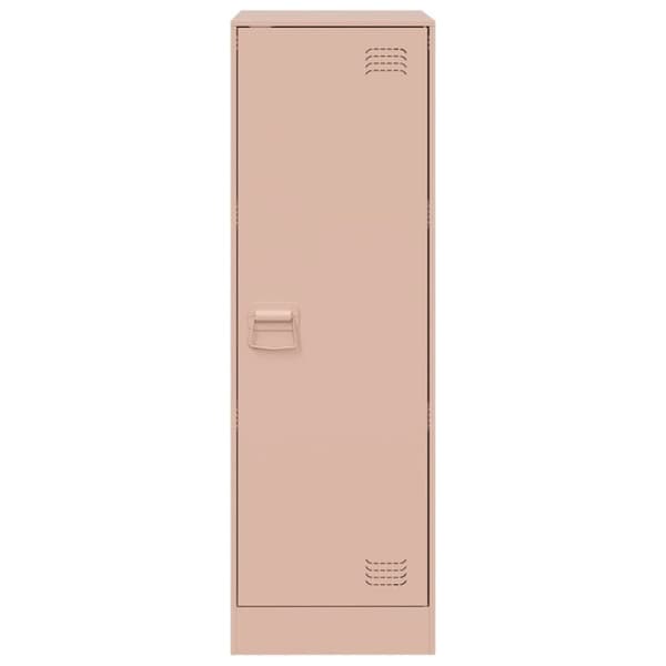vidaXL Skjenk rosa 34,5x39x107 cm stål
