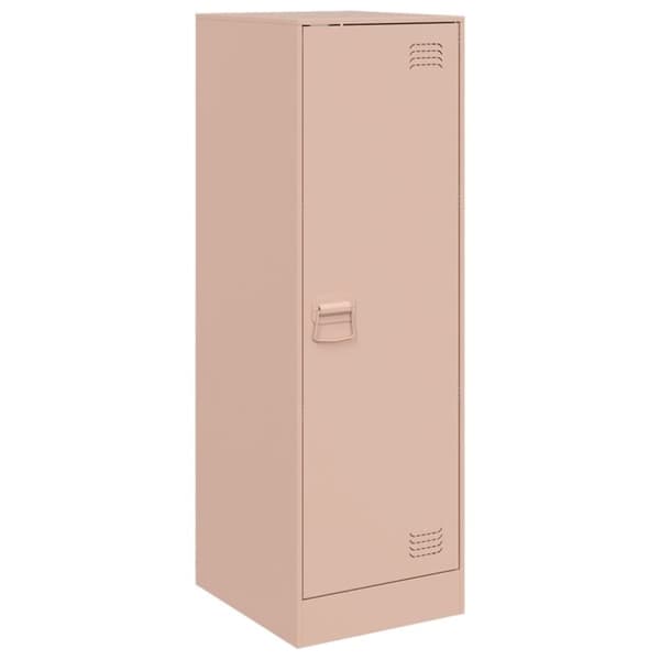 vidaXL Skjenk rosa 34,5x39x107 cm stål