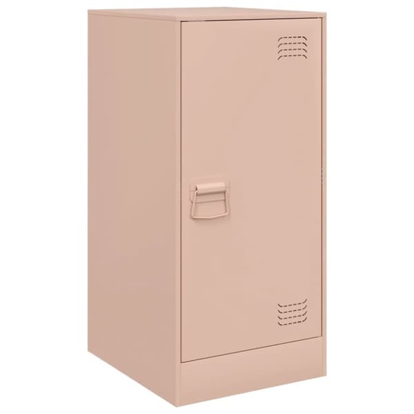 vidaXL Skjenk rosa 34,5x39x73 cm stål