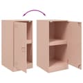 Miniatyrbilde 11 av 11: vidaXL Skjenk rosa 34,5x39x73 cm stål