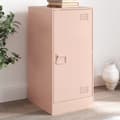 Miniatyrbilde 2 av 11: vidaXL Skjenk rosa 34,5x39x73 cm stål
