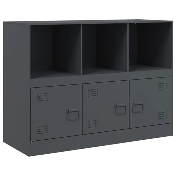 vidaXL Senkki antrasiitti 99x39x73 cm teräs