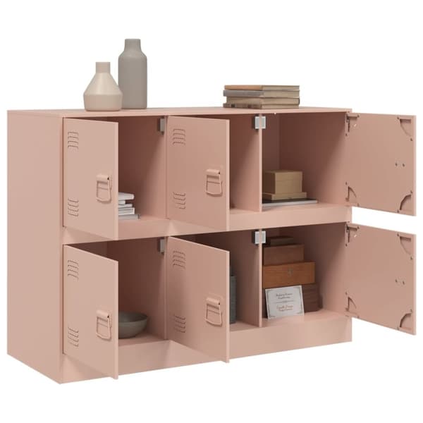 vidaXL Senkki pinkki 99x39x73 cm teräs