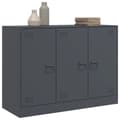 Miniatyrbilde 4 av 11: vidaXL Skjenk antrasitt 99x39x73 cm stål