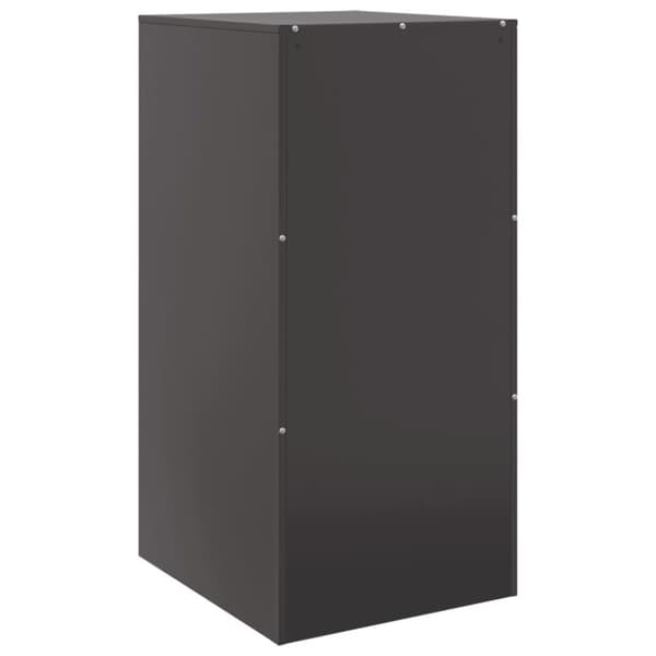 vidaXL skænk 34,5x39x73 cm stål sort