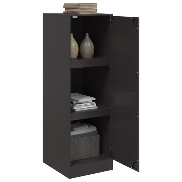 vidaXL skænk 34,5x39x107 cm stål sort
