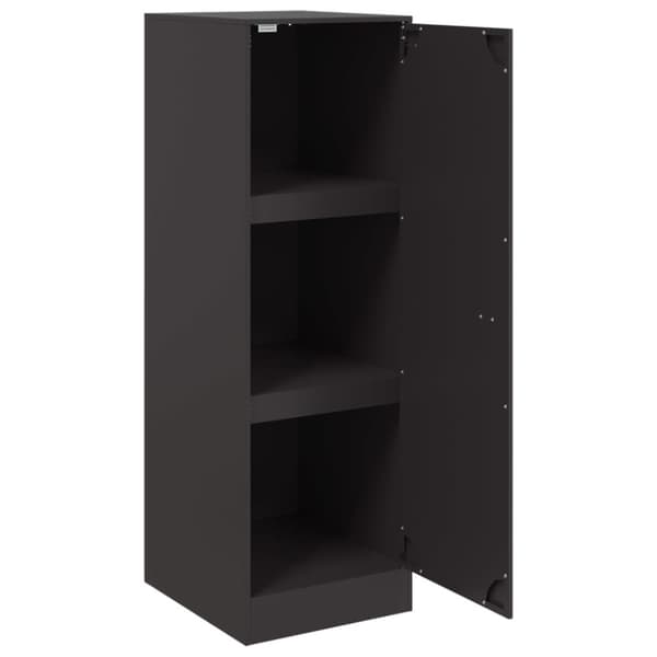 vidaXL skænk 34,5x39x107 cm stål sort