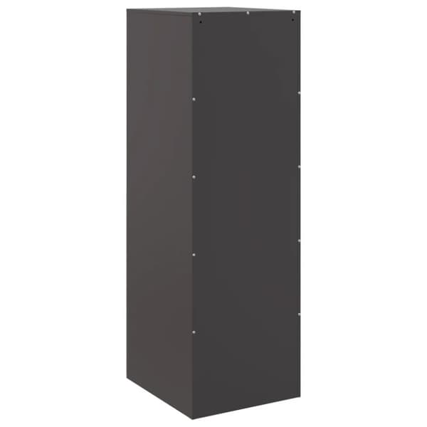 vidaXL Skjenk svart 34,5x39x107 cm stål