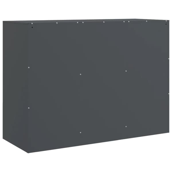 vidaXL Skjenk antrasitt 99x39x73 cm stål