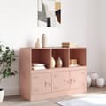 Miniatyrbilde 4 av 11: vidaXL Skjenk rosa 99x39x73 cm stål