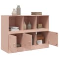 Miniatyrbilde 6 av 11: vidaXL Skjenk rosa 99x39x73 cm stål