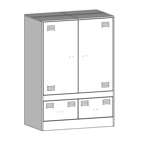 vidaXL Highboard sennepsgul 67x39x95 cm stål
