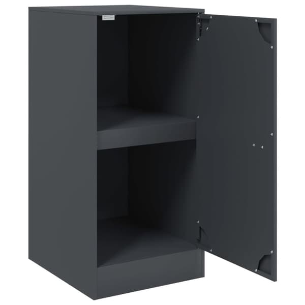 vidaXL Senkki antrasiitti 34,5x39x73 cm teräs