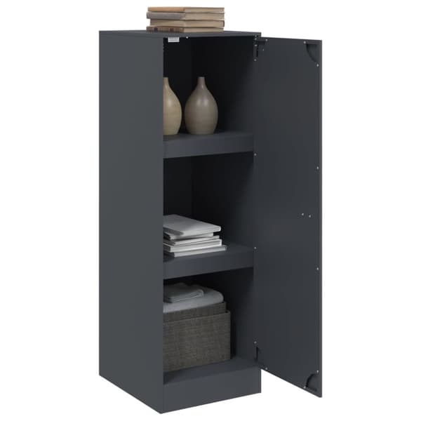 vidaXL Skjenk antrasitt 34,5x39x107 cm stål