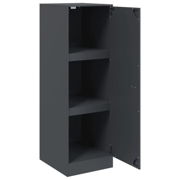 vidaXL Skjenk antrasitt 34,5x39x107 cm stål