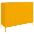 Miniatyrbillede 9 af 11: vidaXL skænk 100,5x39x79 cm stål sennepsgul