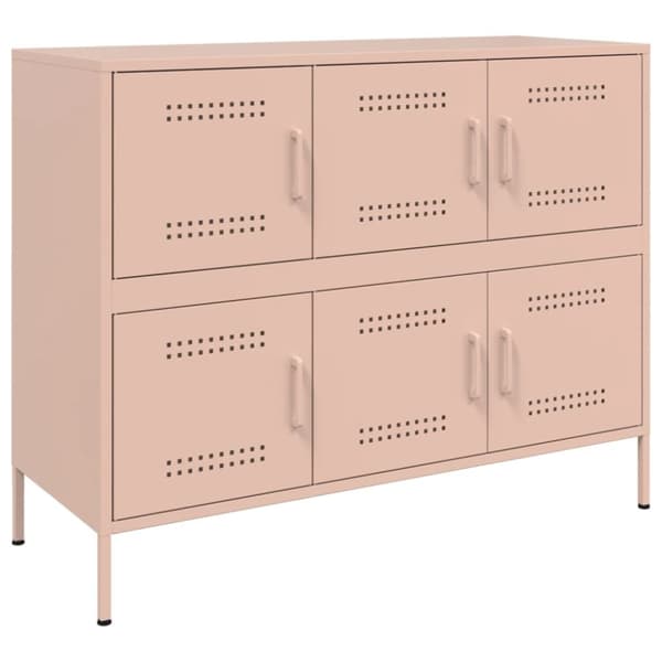 vidaXL Senkki pinkki 100,5x39x79 cm teräs