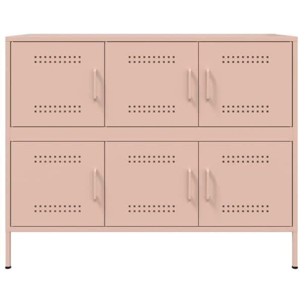 vidaXL Senkki pinkki 100,5x39x79 cm teräs