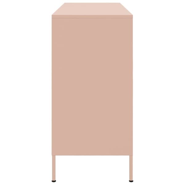 vidaXL Senkki pinkki 100,5x39x79 cm teräs