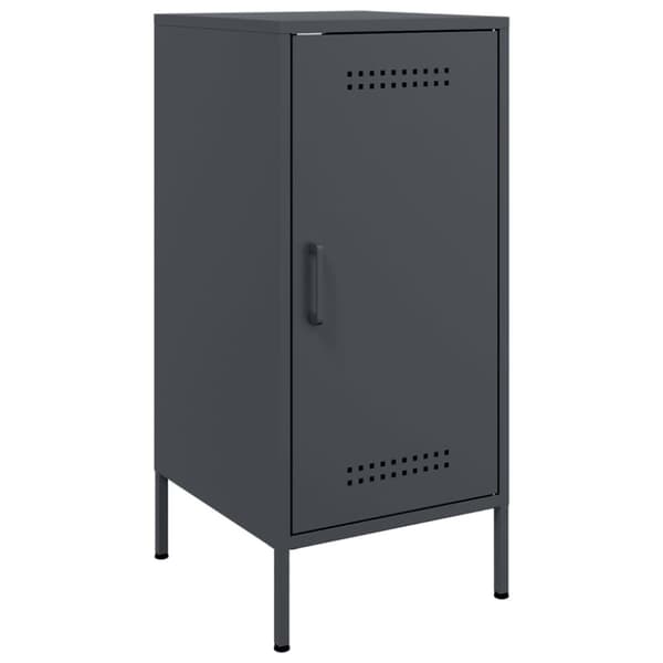 vidaXL Senkki antrasiitti 36x39x79 cm teräs