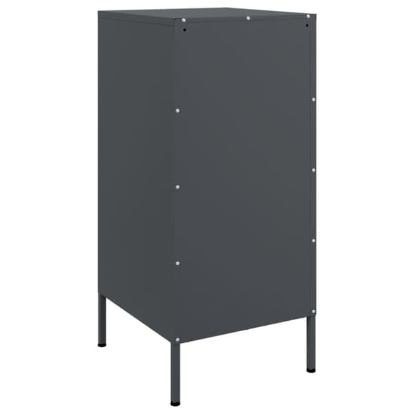vidaXL Senkki antrasiitti 36x39x79 cm teräs
