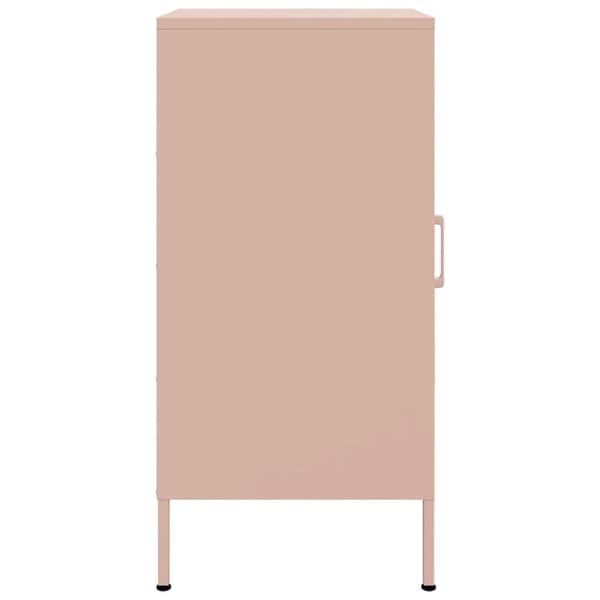 vidaXL Senkki pinkki 36x39x79 cm teräs