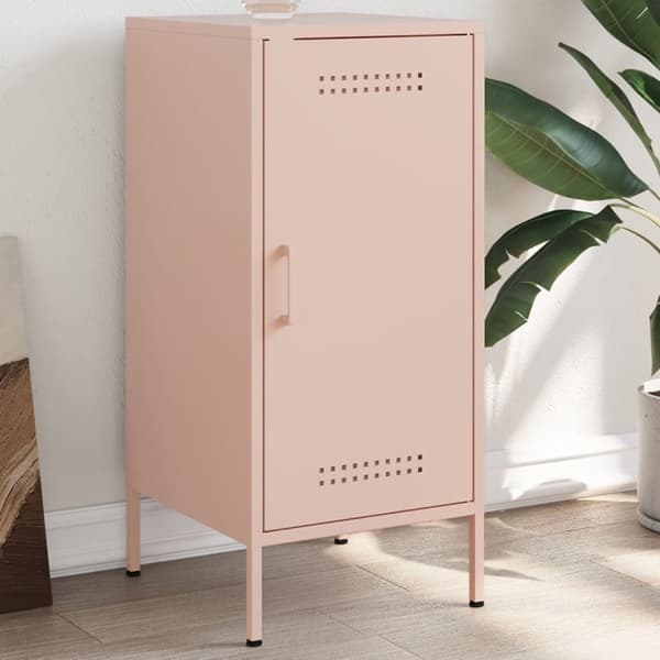 vidaXL Senkki pinkki 36x39x79 cm teräs