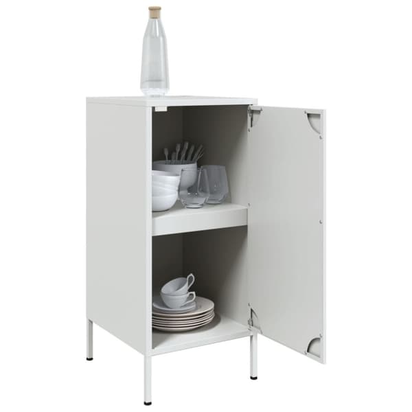 vidaXL skabe 2 stk. 36x39x79 cm stål hvid